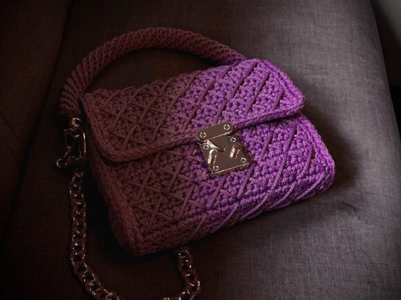📜 Crochet Pattern: Women's Handbag (PDF + Video) 🎥👜