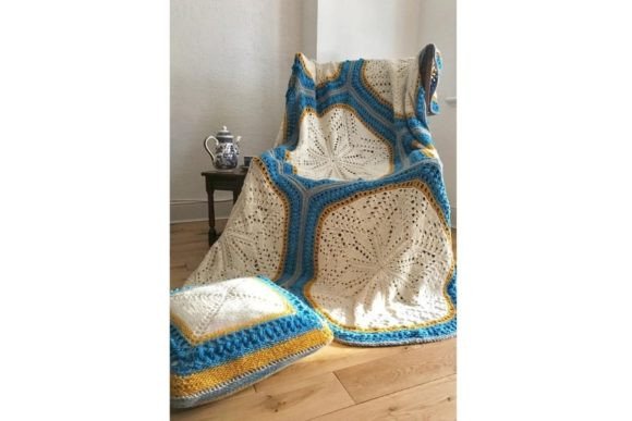Hexagon Flower Blanket Ultimate Crochet Pattern Bundle + Gift
