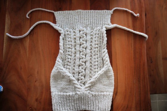 Copious Cables – Knit Halter Top 🧶✨