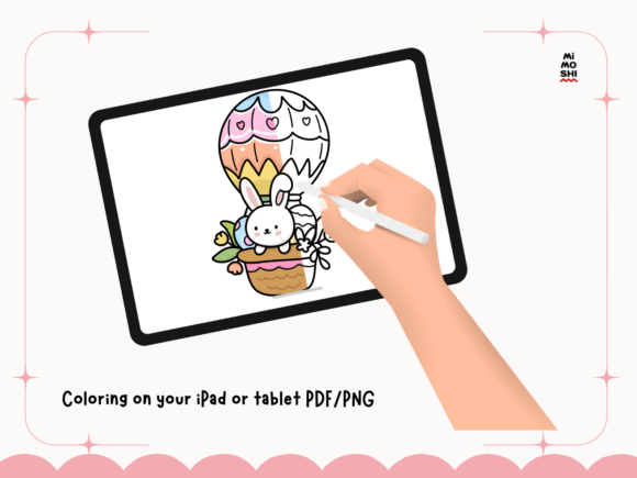 Happy Easter Rabbit Bunny Coloring Pages