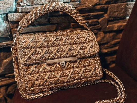 📜 Crochet Pattern: Women's Handbag (PDF + Video) 🎥👜