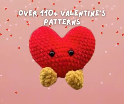600+ Amigurumi Crochet Patterns Bundle Christmas Valentine Halloween Animal Food Anime Dinosaur Dragon Turtle Set Keychain Decor Easy PDF