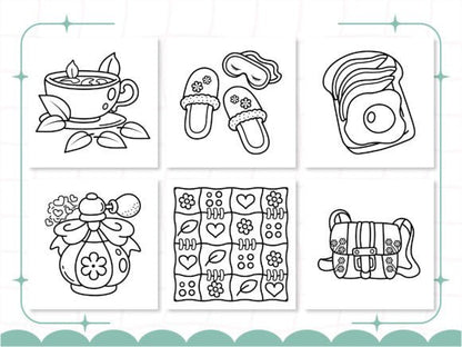 Cozy Vibes: Bold and Easy Coloring Book ❤️