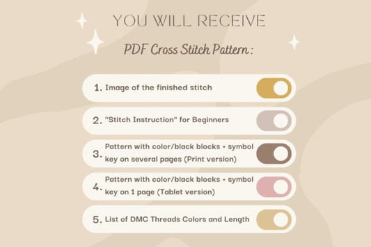 🌸 Flowers Cross Stitch Pattern Bundle PDF 🌿✨