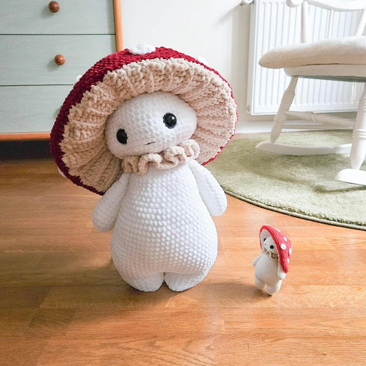 Mushroom guy - critter stitch crochet pattern / amigurumi