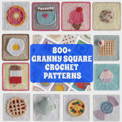 800+ Granny Square Patterns , Ultimate Crochet Pattern Bundle, Crochet Pattern For Beginners, Instant Digital Download